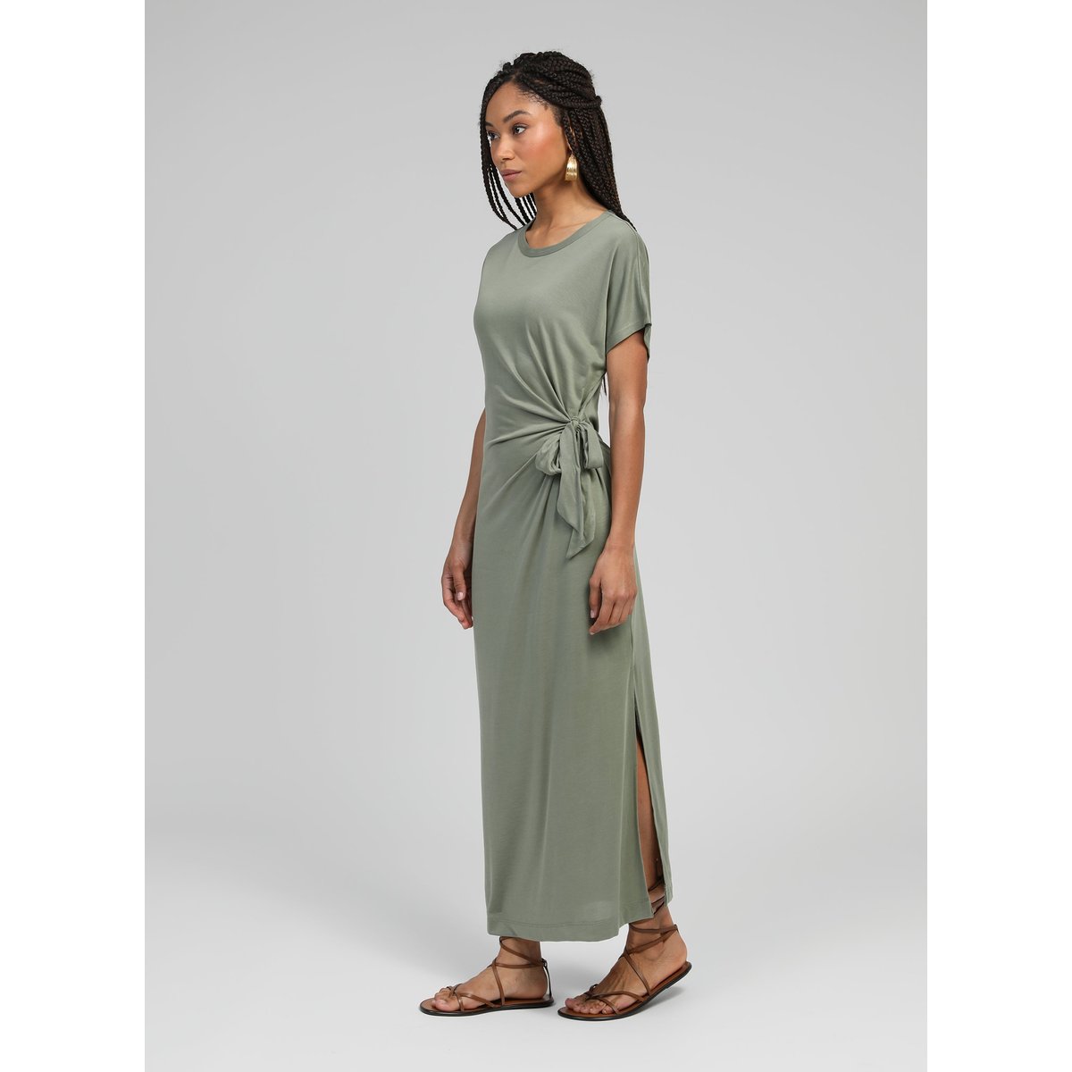 Robe Longue TAMISARA kaki, AN'GE
