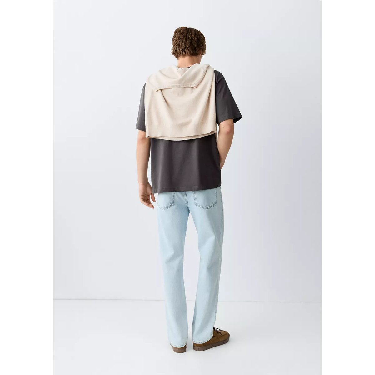 Jean regular-fit bleu clair, MANGO TEEN