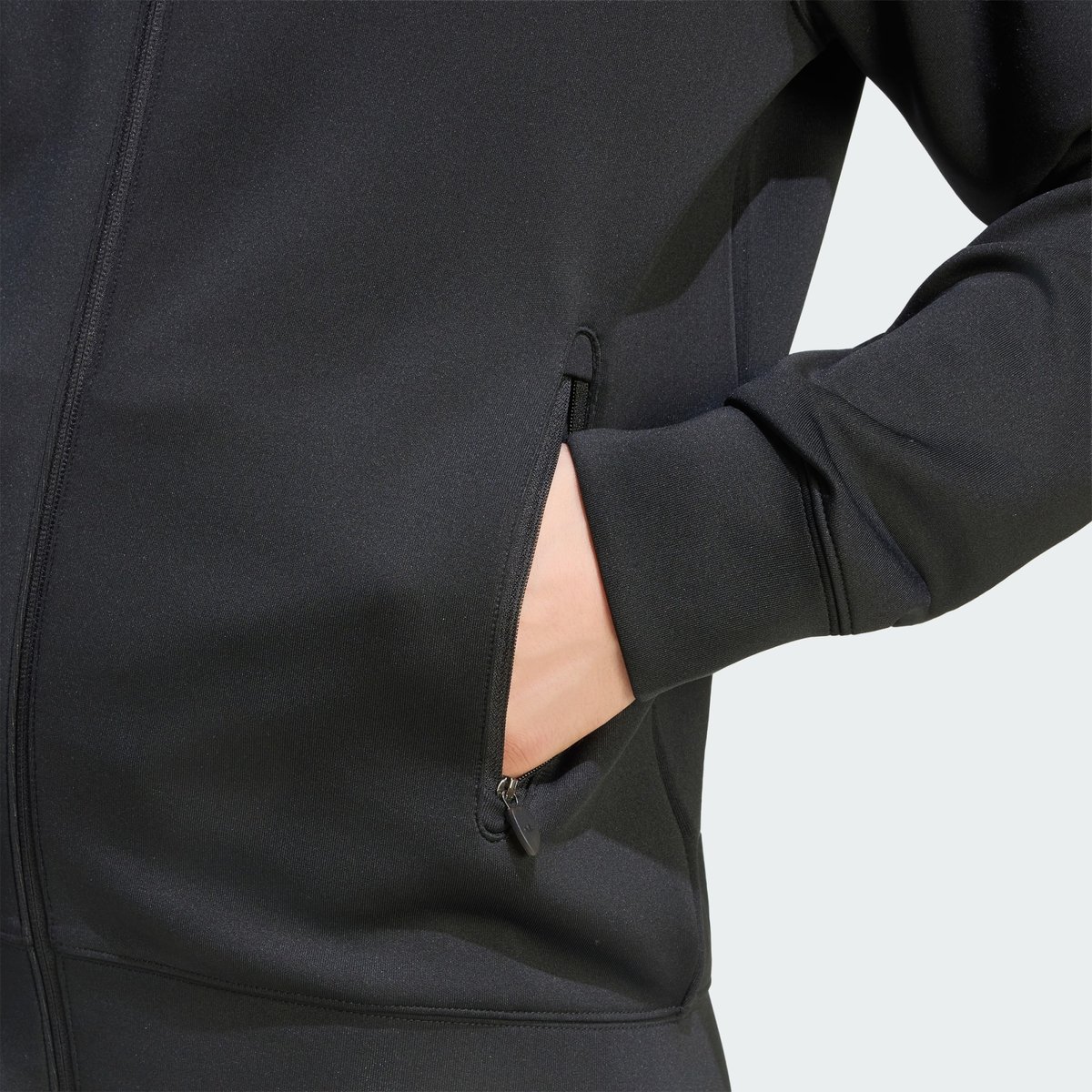 Veste De Survêtement Spacer Trèfle Essentials Veste De Survêtement Spacer Trèfle Essentials black, adidas Originals