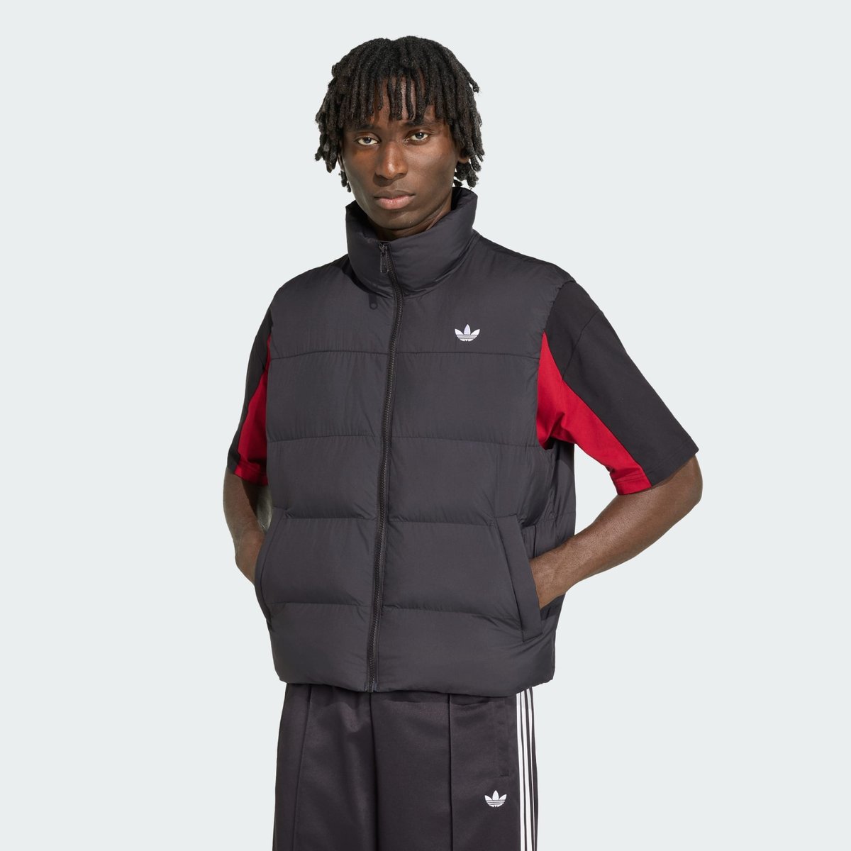 Veste De Pluie À Col Montant Veste De Pluie À Col Montant black, adidas Originals