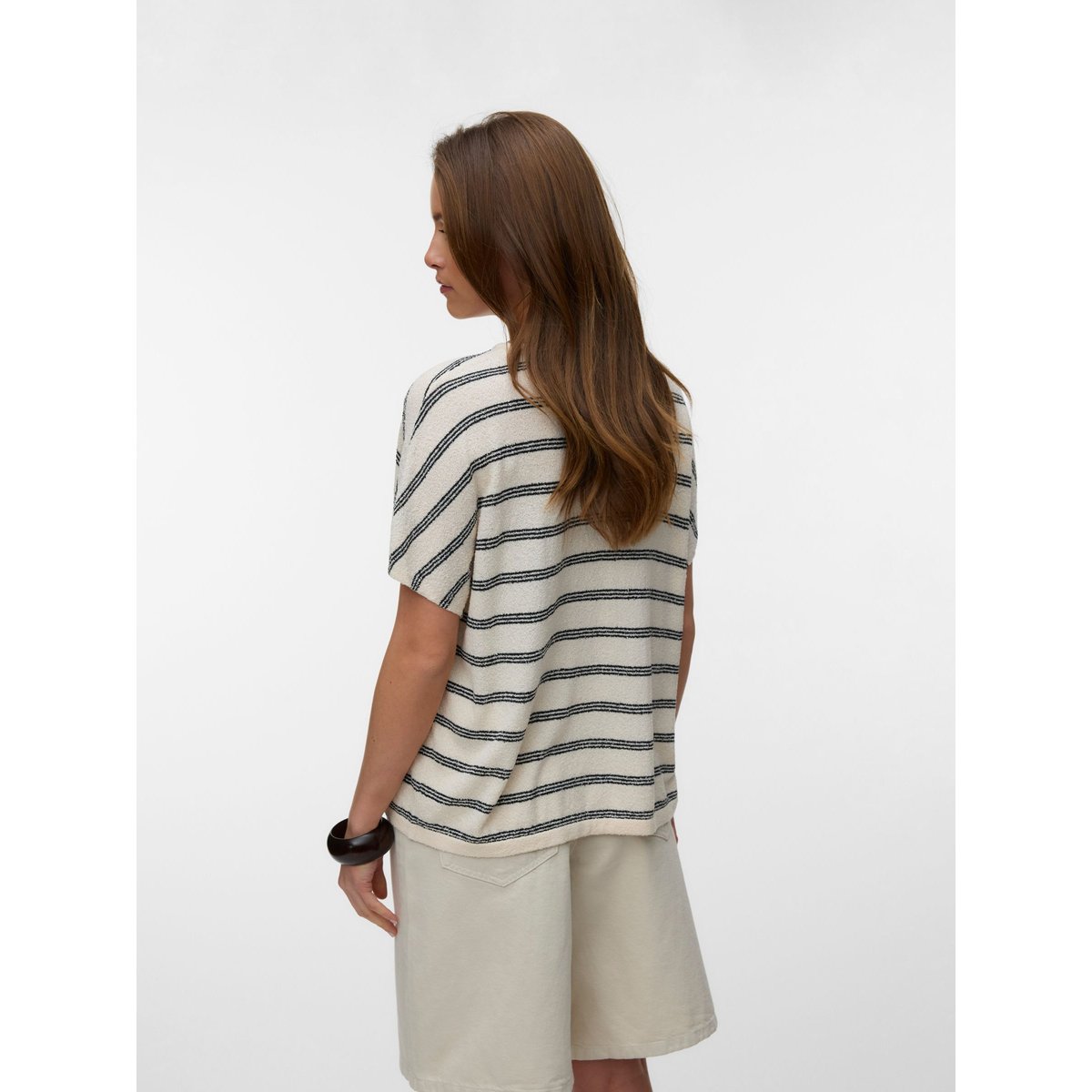 T-Shirt En Maille birch, VERO MODA