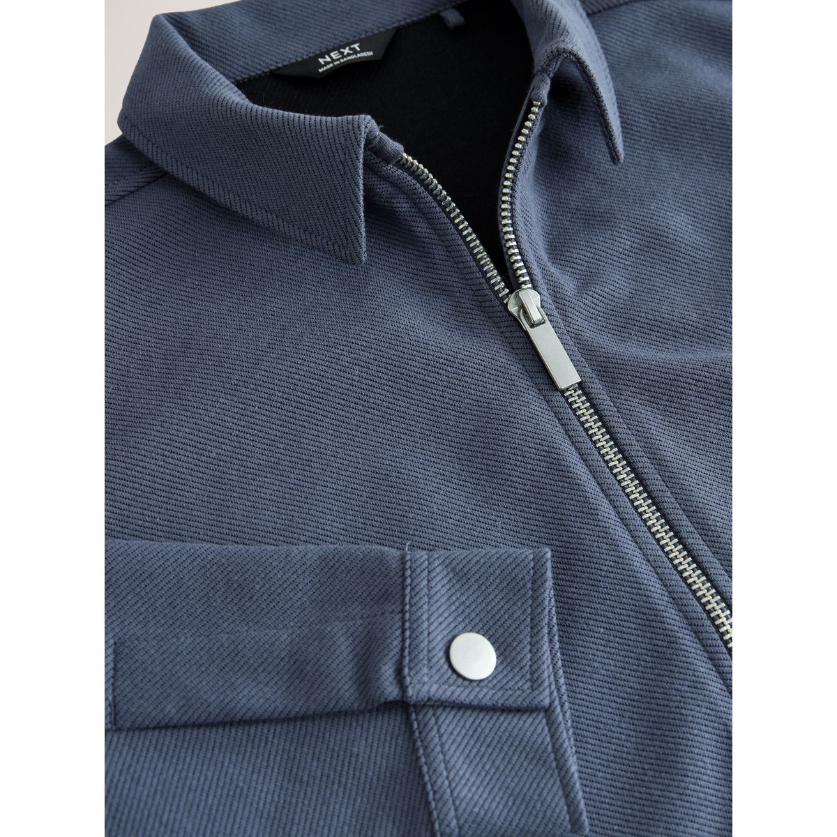 Veste-chemise habillée bleu, NEXT