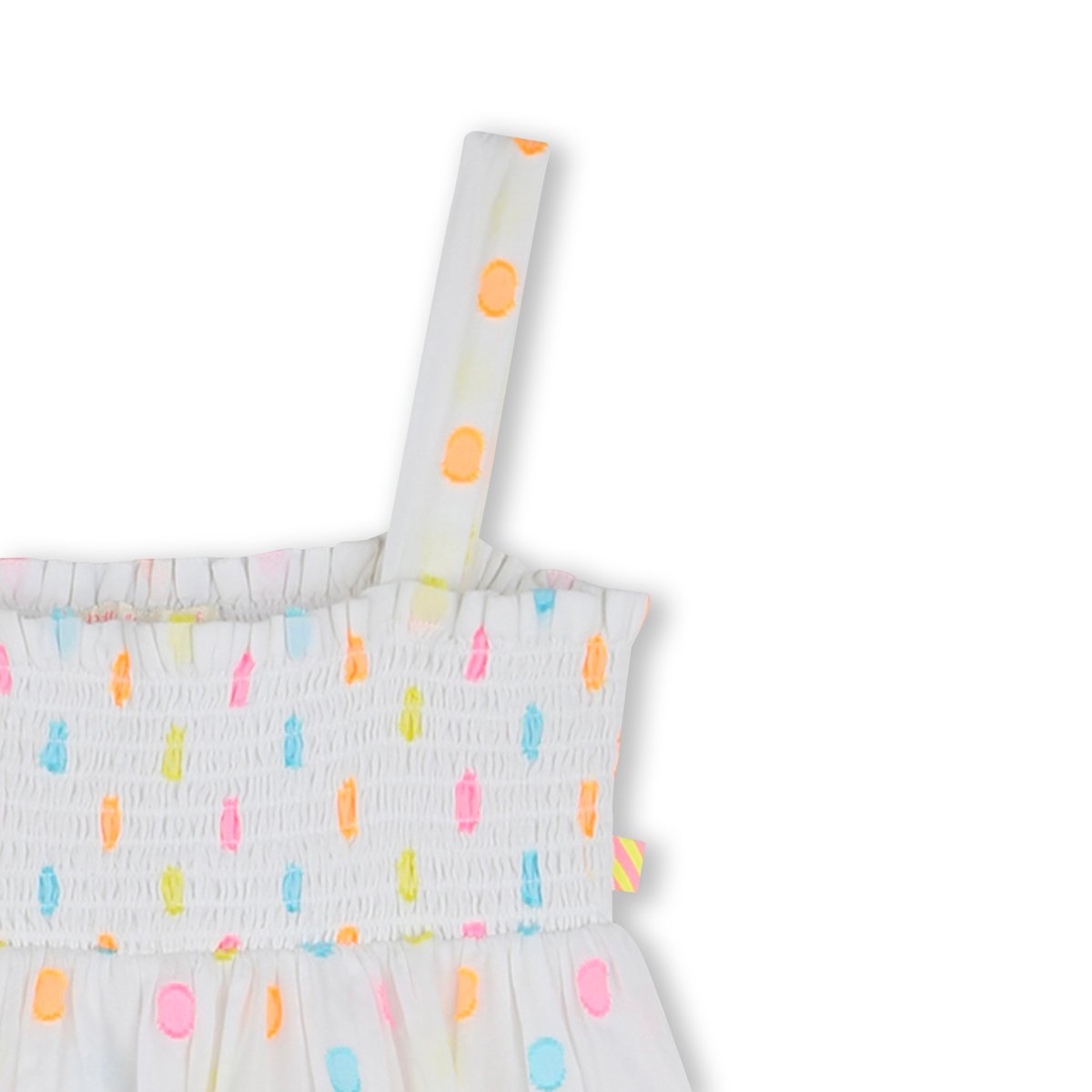 Robe longue à bretelles blanc, BILLIEBLUSH