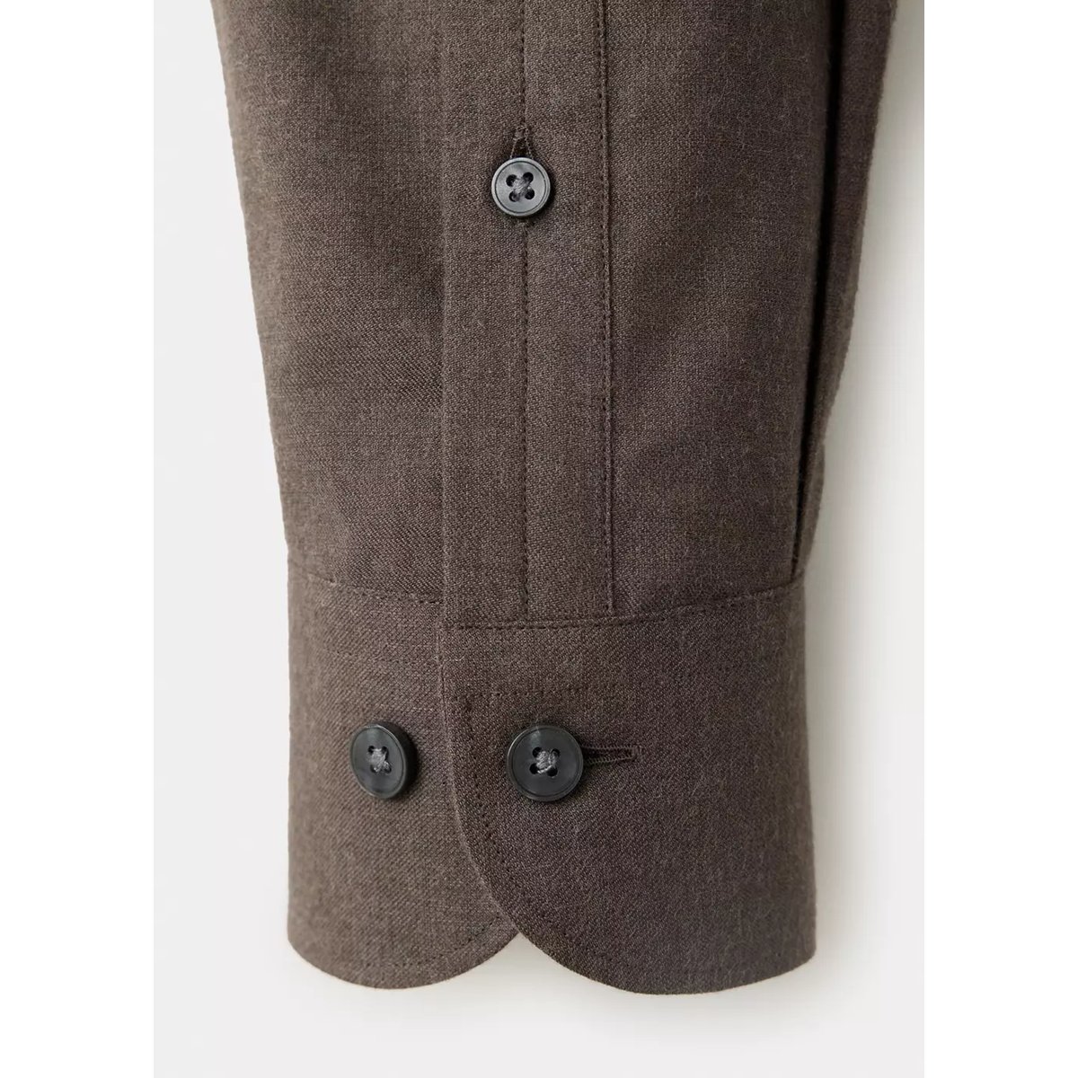 Chemise 100 % coton marron, MANGO MAN