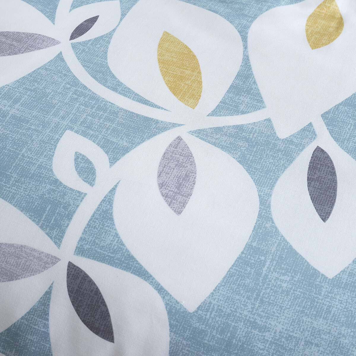 Catherine Lansfield Inga Leaf Eyelet Curtains teal, CATHERINE LANSFIELD