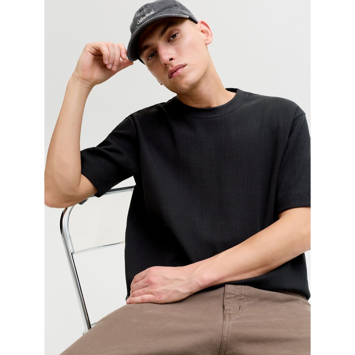 T-Shirt black 1, JACK & JONES