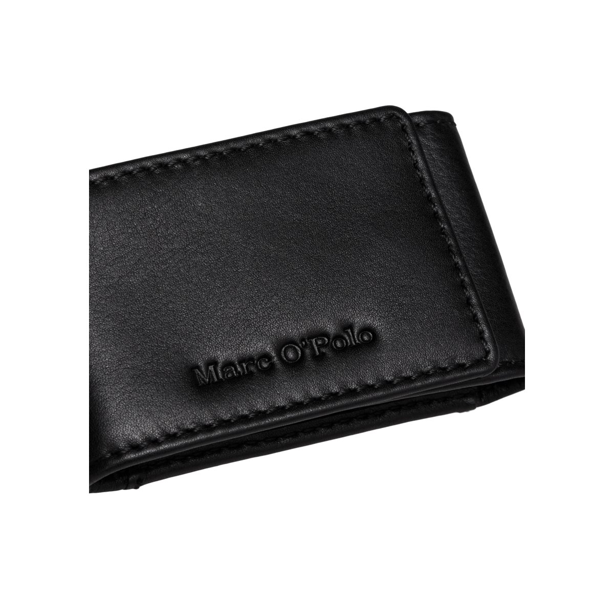 Portefeuille modèle Phillip en cuir de vachette de qualité supérieure noir, MARC O'POLO