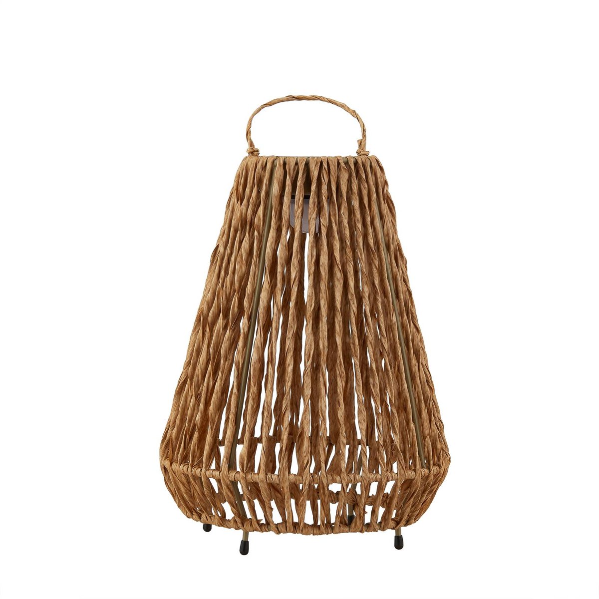 Lampe solaire extérieur en boisLED, Amaria bois clair, LINDBY