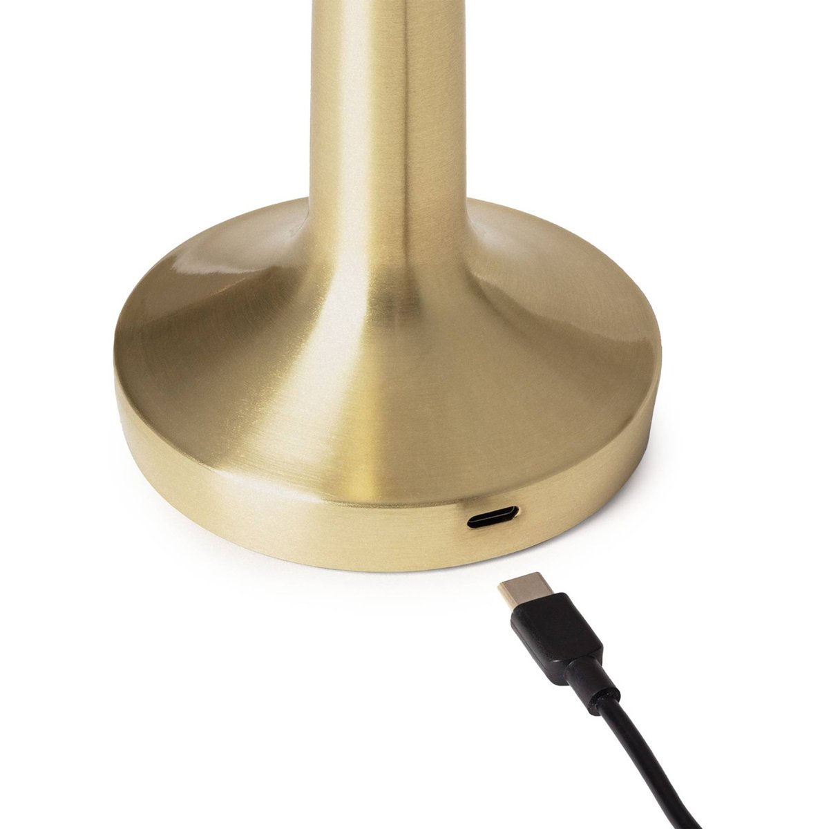 Lampe de table intérieur LED métal doré Ø9cm DAVID or, SWEEEK