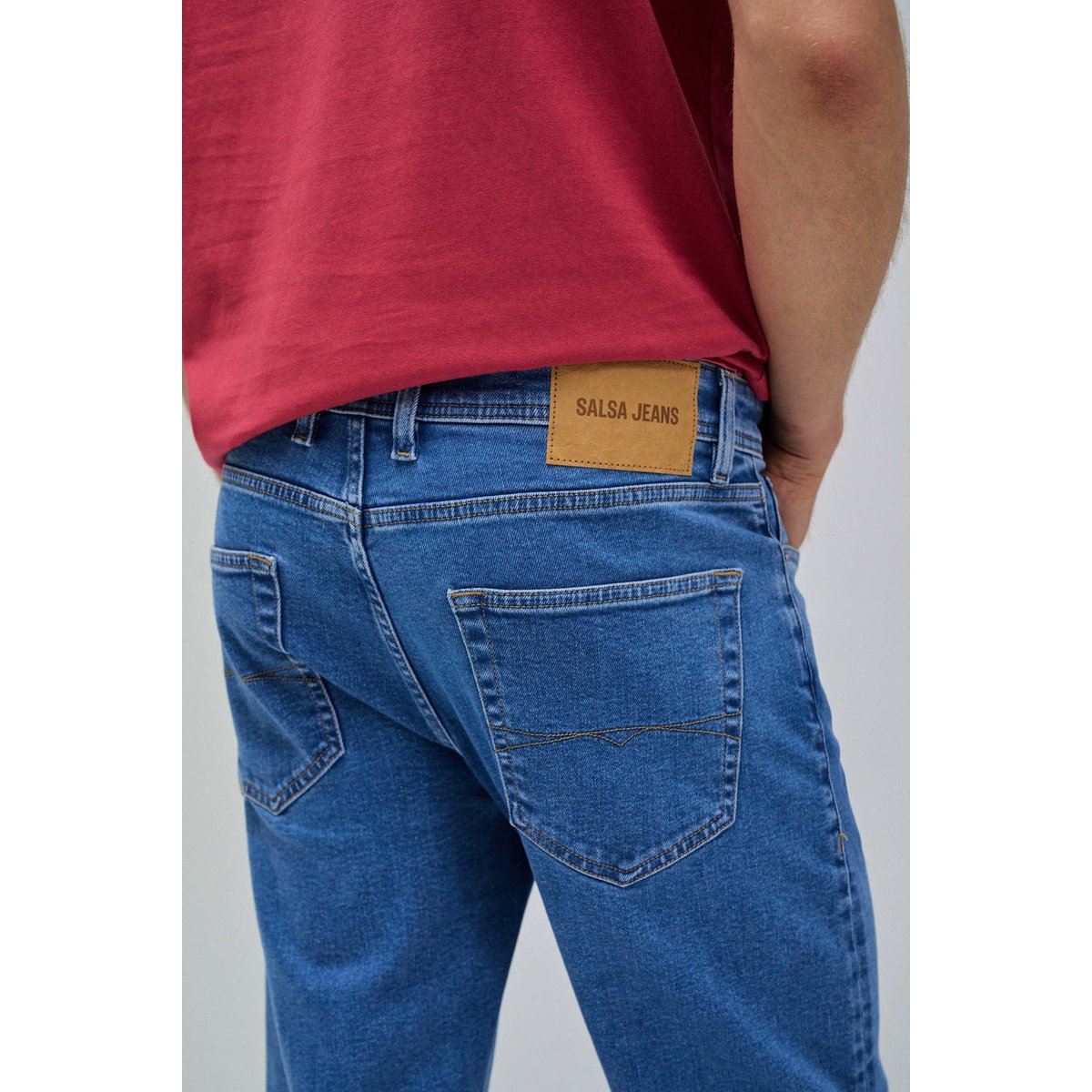 JEANS STRAIGHT bleu denim, SALSA JEANS