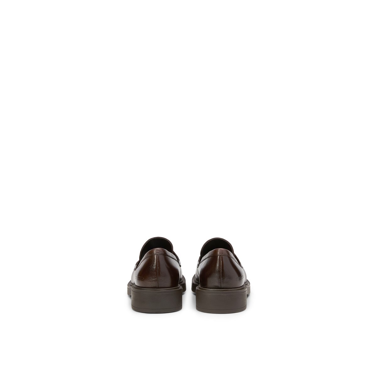 Penny-Loafer modèle Lea en mélange de cuir : lisse et velours marron, MARC O'POLO