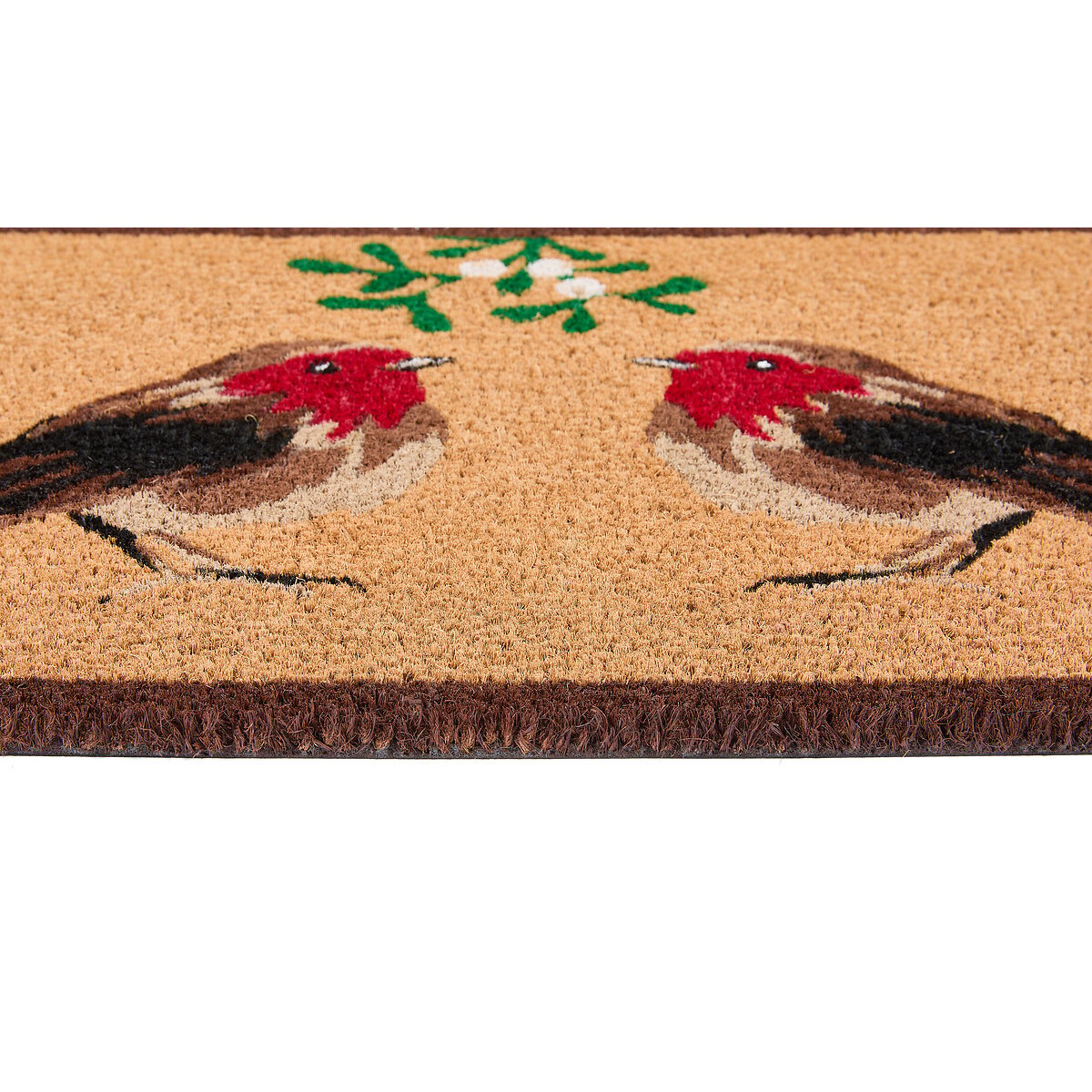 Christmas Robins Coir Doormat multi-coloured, MY MAT