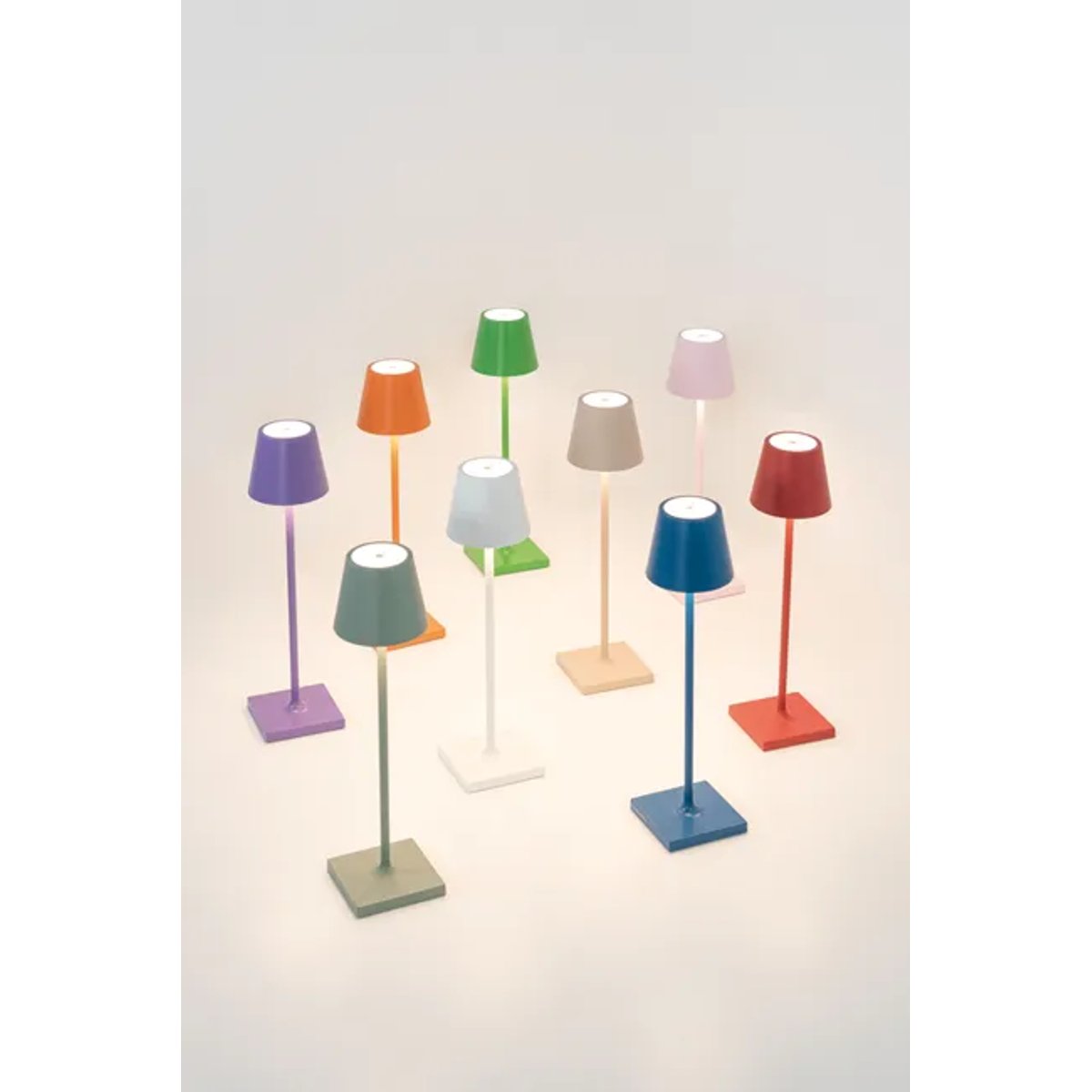 Lampe à poser POLDINA lilas, ZAFFERANO