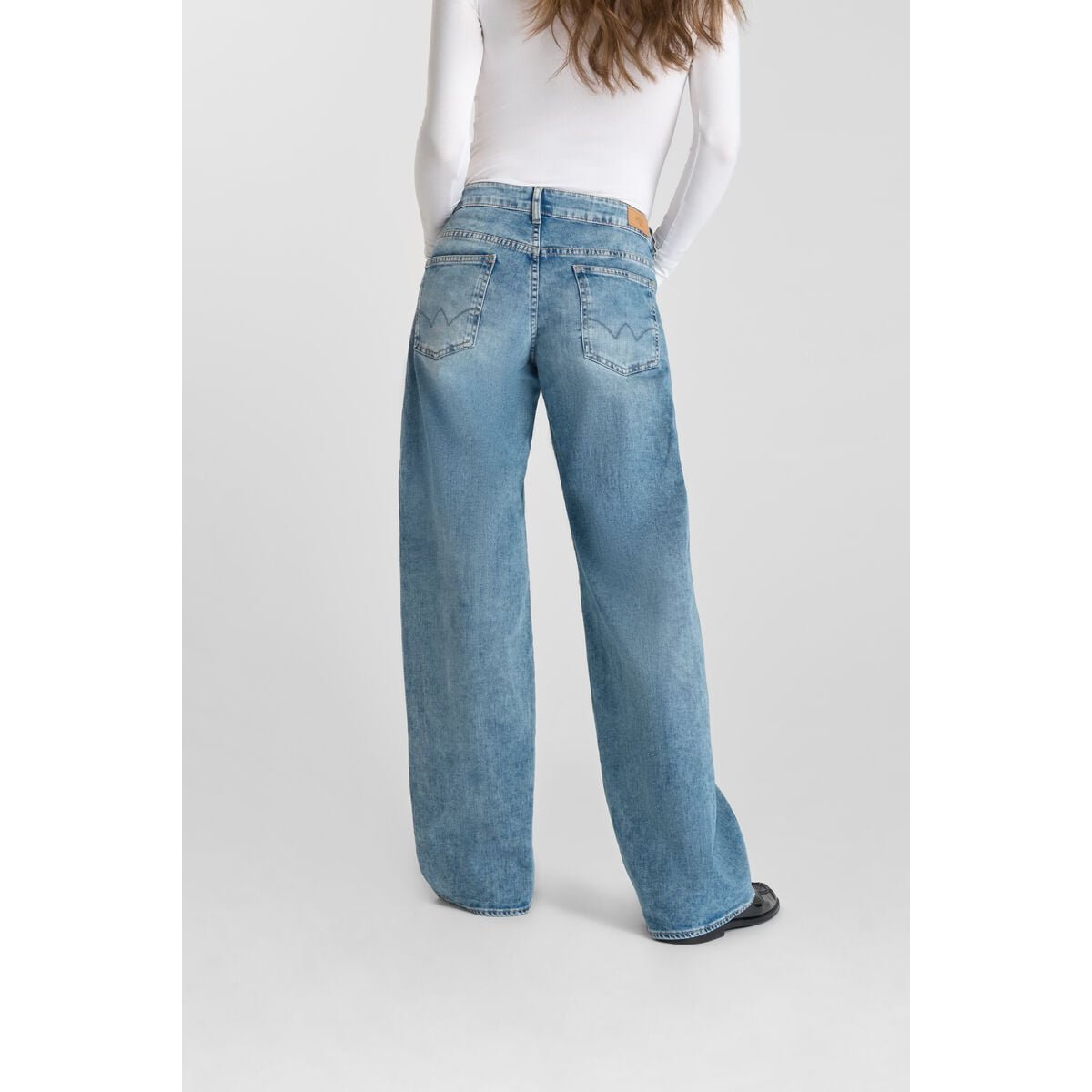 Jeans flare PULP high flare, longueur 34 blue, LE TEMPS DES CERISES