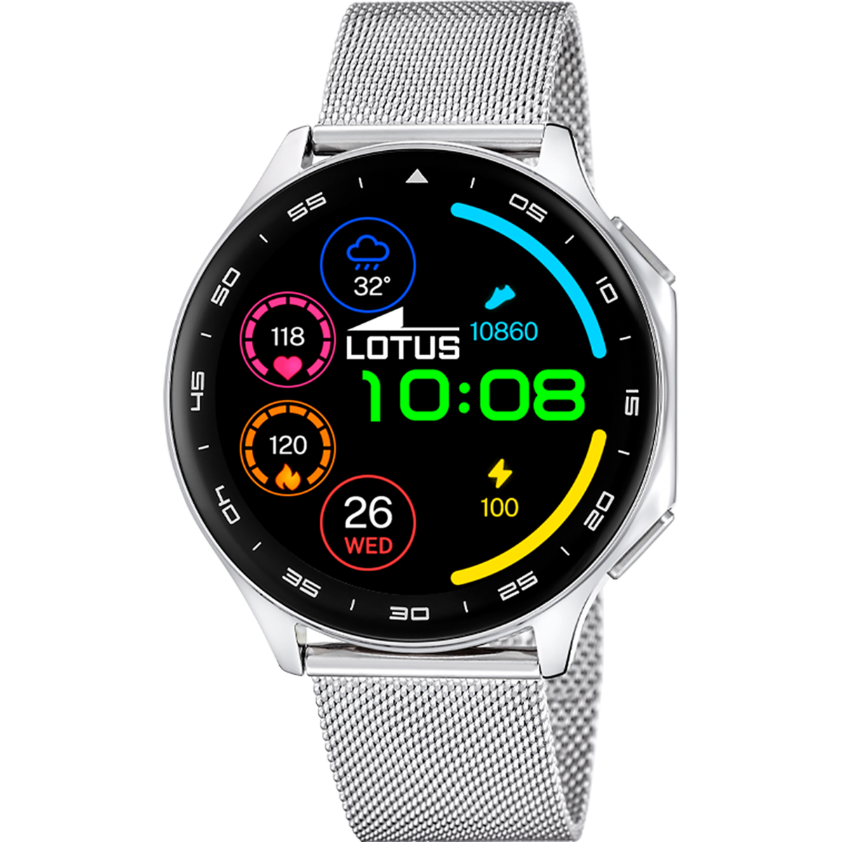 Montre connectée SMARTWATCH argenté argenté, LOTUS