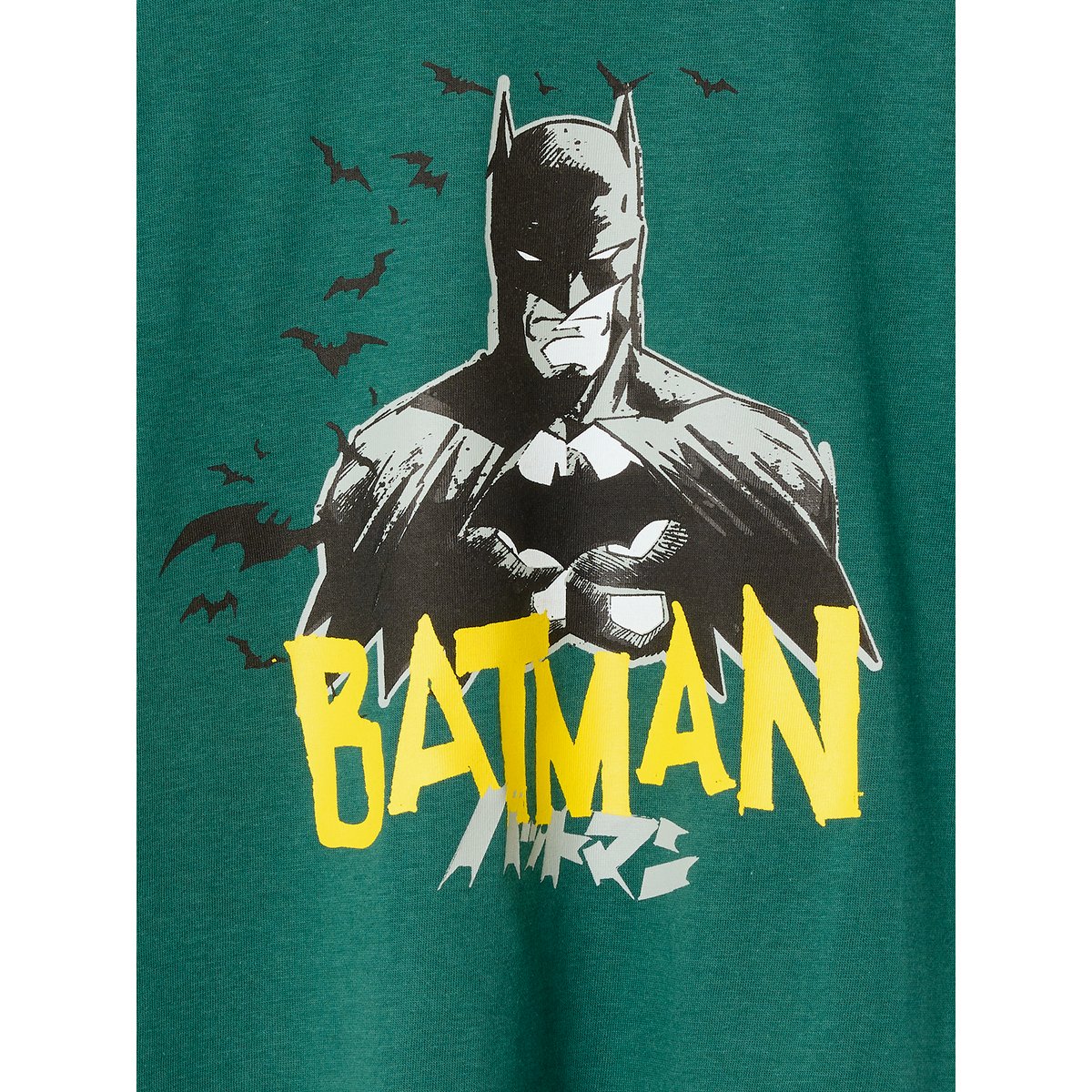 T-shirt DC Comics® Dark Batman manches courtes vert sapin, VERTBAUDET