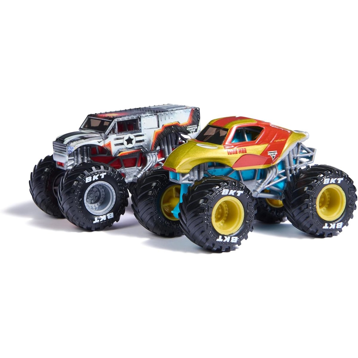 2 Véhicules 1:64 Marvel multicolore, SPIN MASTER
