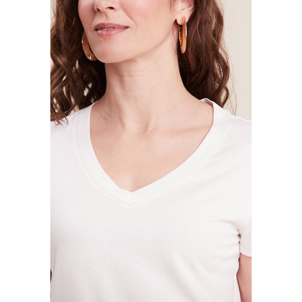 T-shirt manches courtes ecru, BREAL