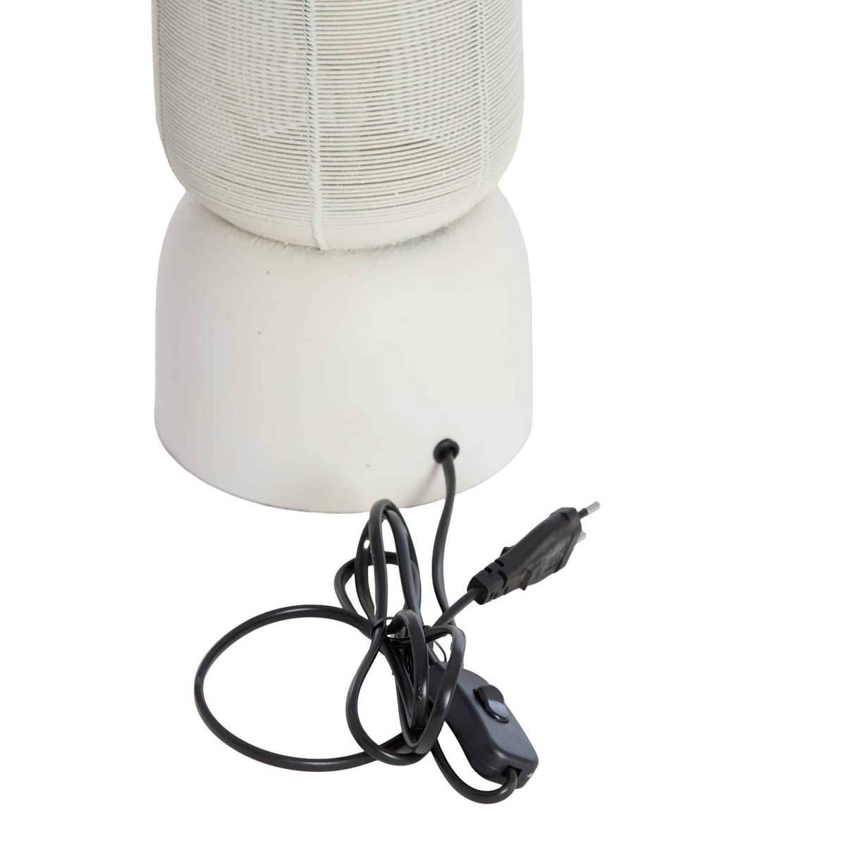 Lampe À Poser Métal LEZUZA crème, LIGHT & LIVING