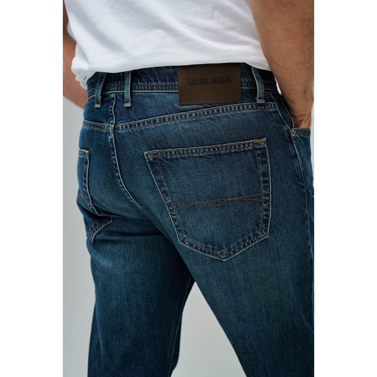 JEAN STRAIGHT FIT bleu vintage, SALSA JEANS