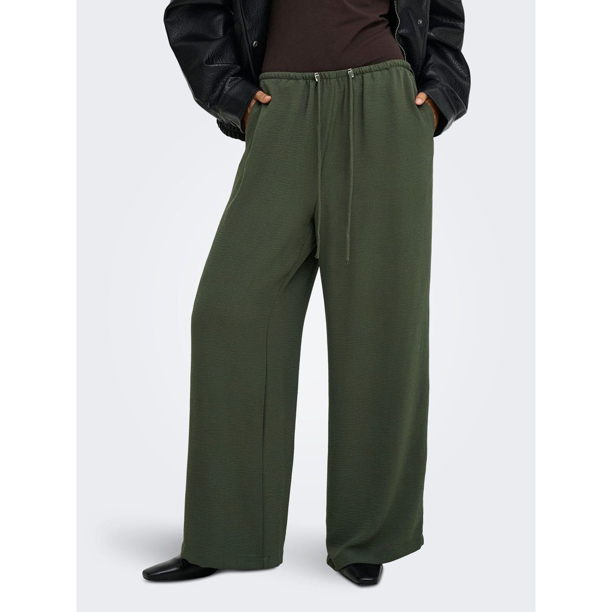 Pantalon À Jambe Large verte - kambaba 1, JDY