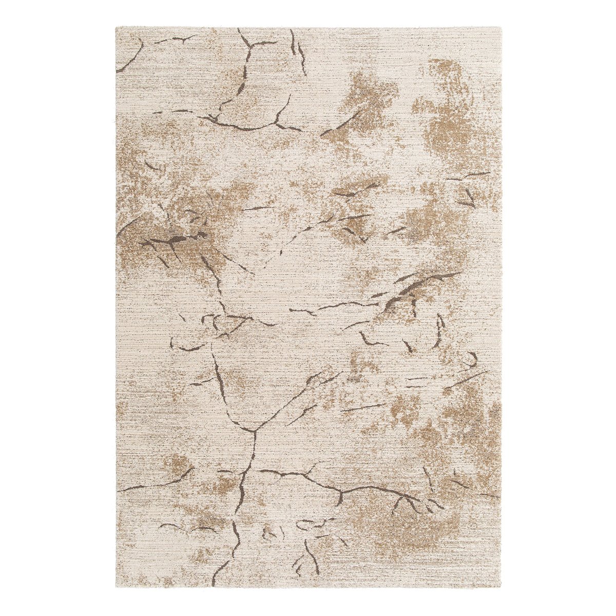 Tapis doux et design CRACKLE beige sable, AFK LIVING