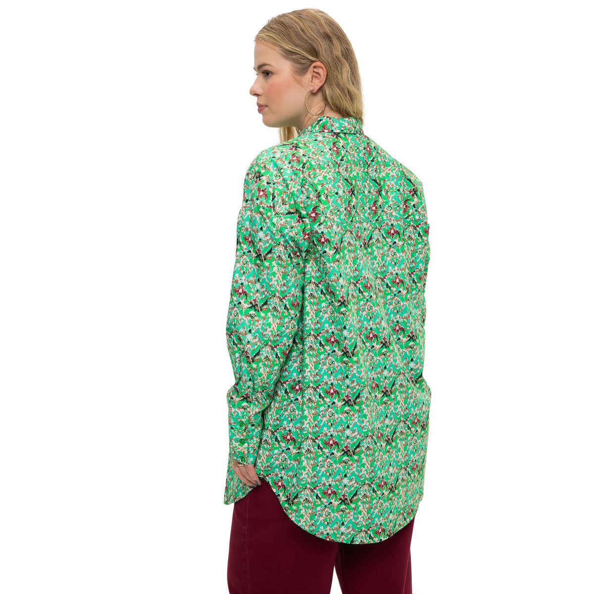 Chemisier, oversized vert naturel, STUDIO UNTOLD