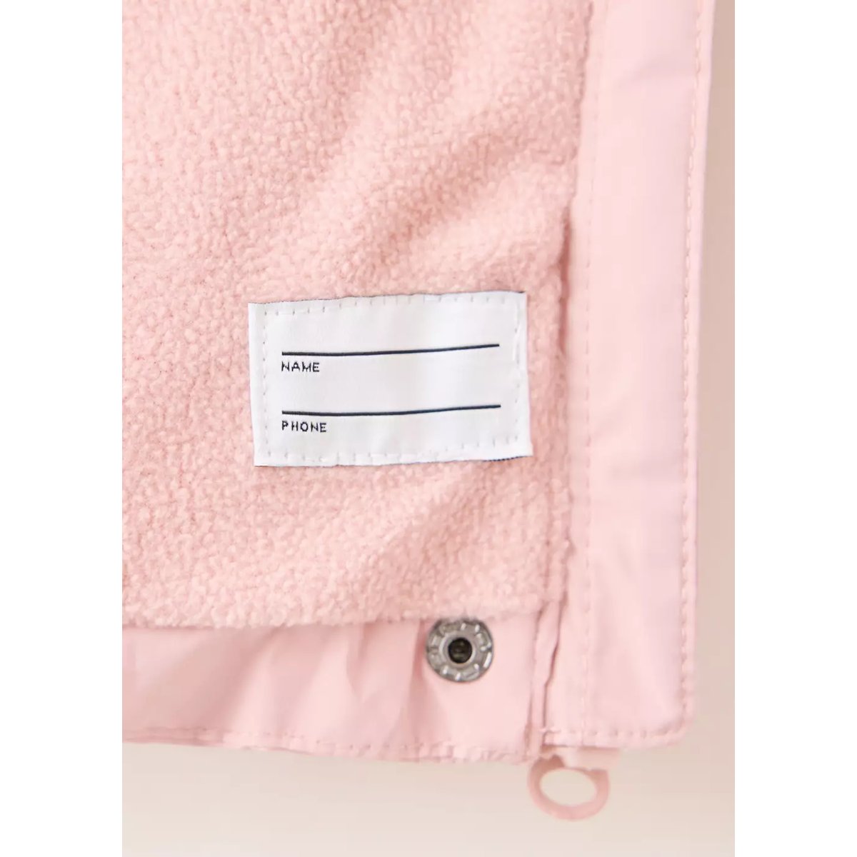 Anorak matelassé à capuche rose, MANGO BABY