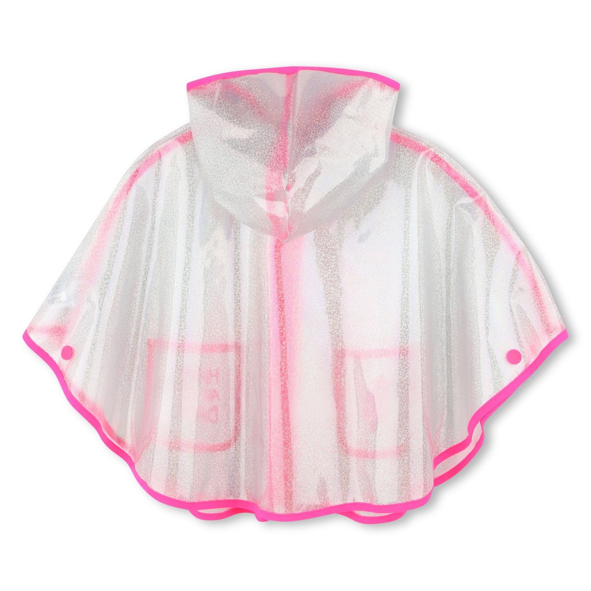 Mantella pioggia con cappuccio transparent, BILLIEBLUSH