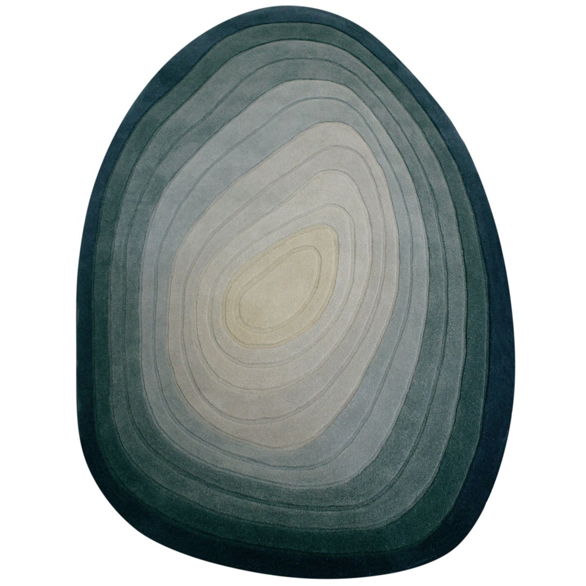 Tapis en laine PUDDLE bleu, FLAIR RUGS