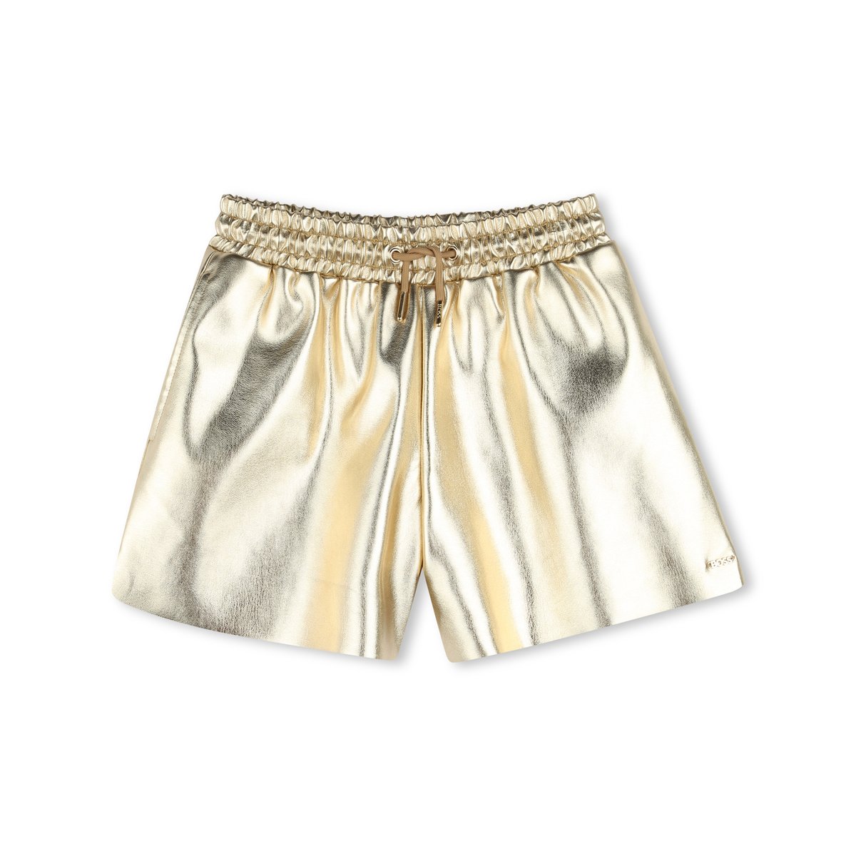 Pantaloncini finti dorati light gold, BOSS KIDSWEAR