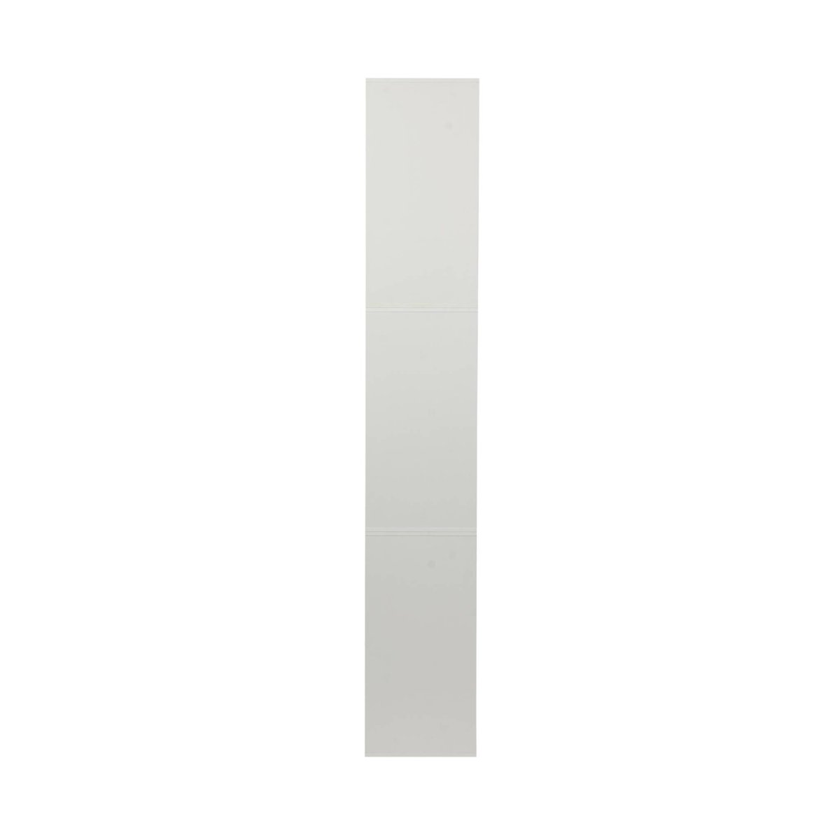 Etagère, bibliothèque modulable décor bois 3 éléments - 2 portes 8 niches KOMPO blanc, SWEEEK
