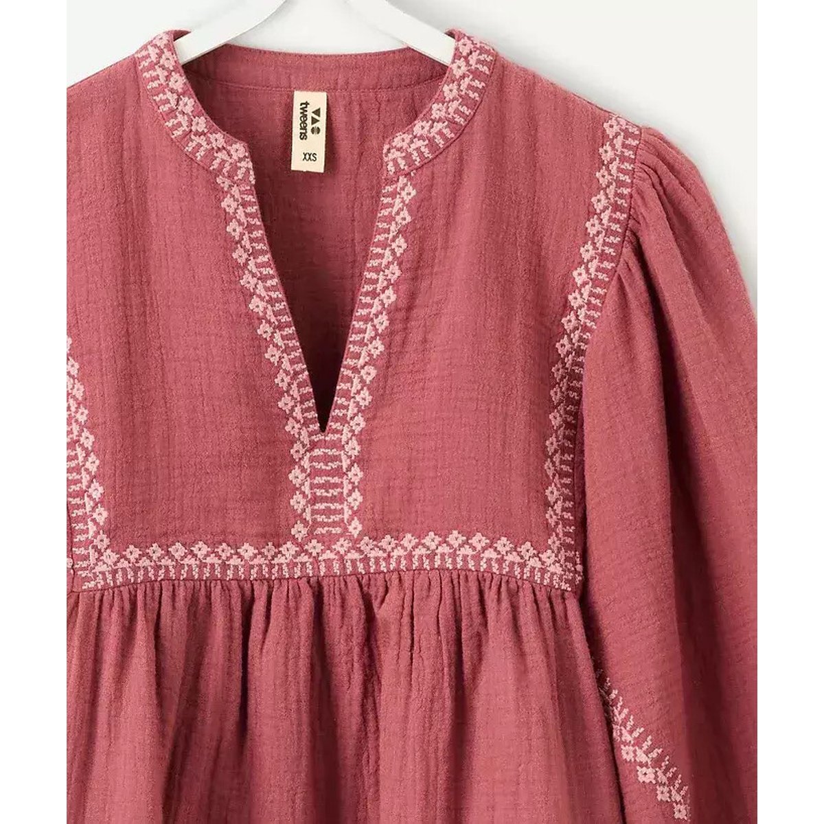 Blusa a maniche lunghe rosa, TAPE A L'OEIL
