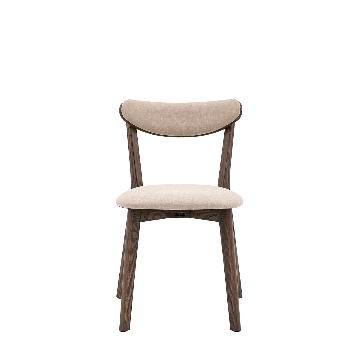 Hale Mid-Century Upholstered Smoked Oak Dining Chairs (Set of 2) smoked oak, ÉDITÉ