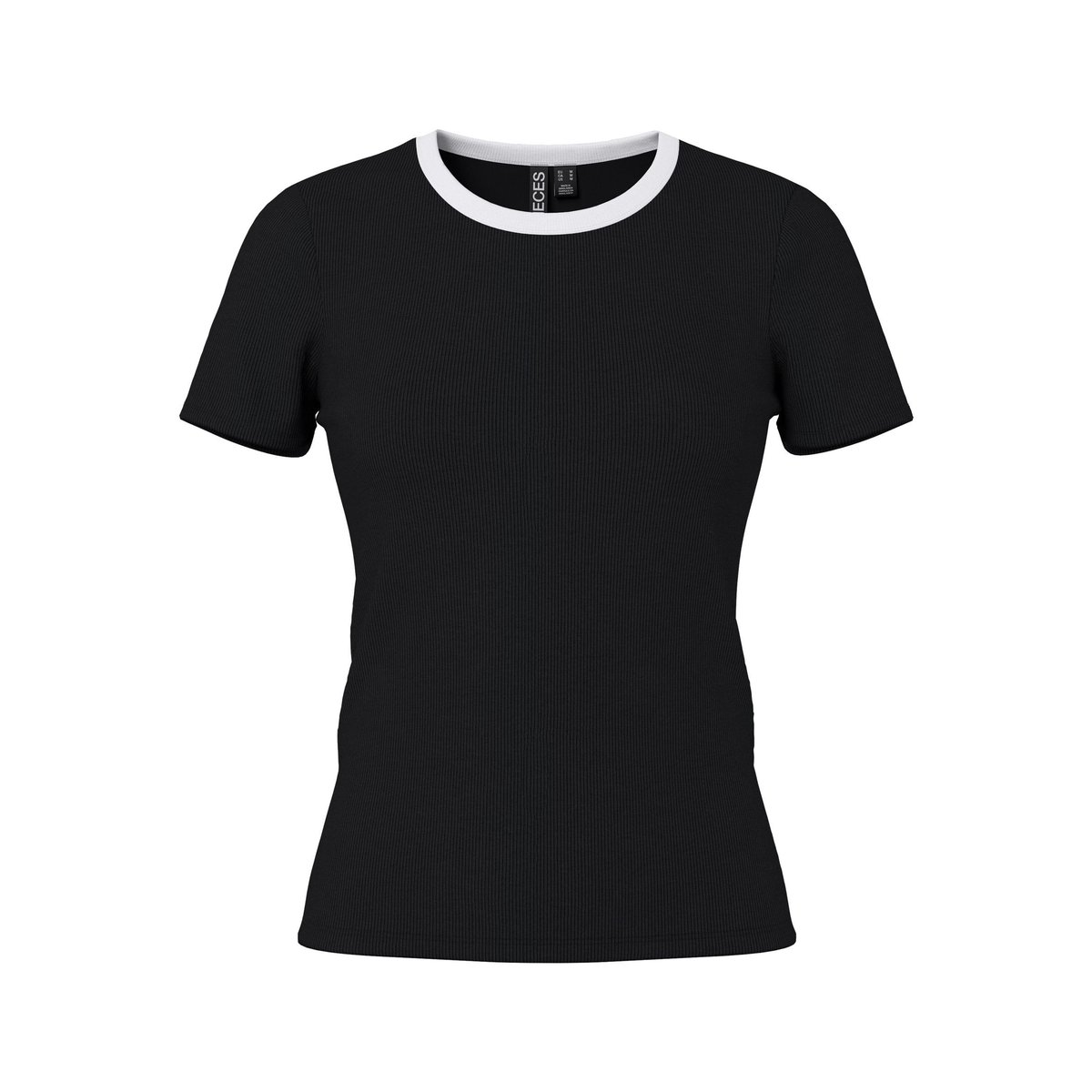 T-Shirt noir - black, PIECES