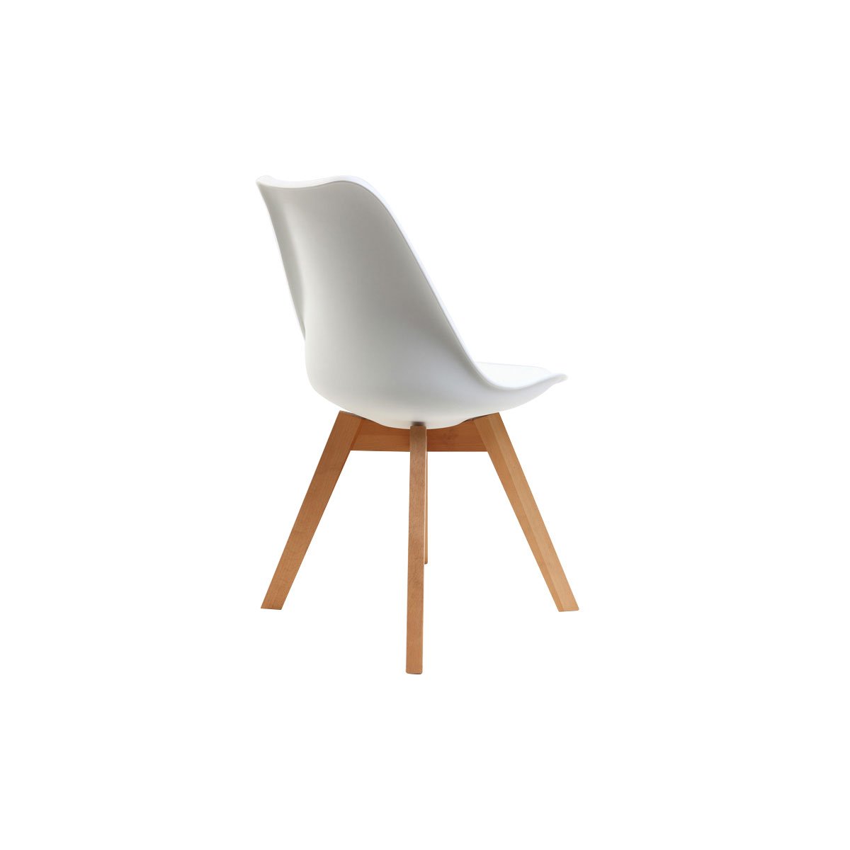 Chaises scandinaves (lot de 4) PAULINE blanc, MILIBOO