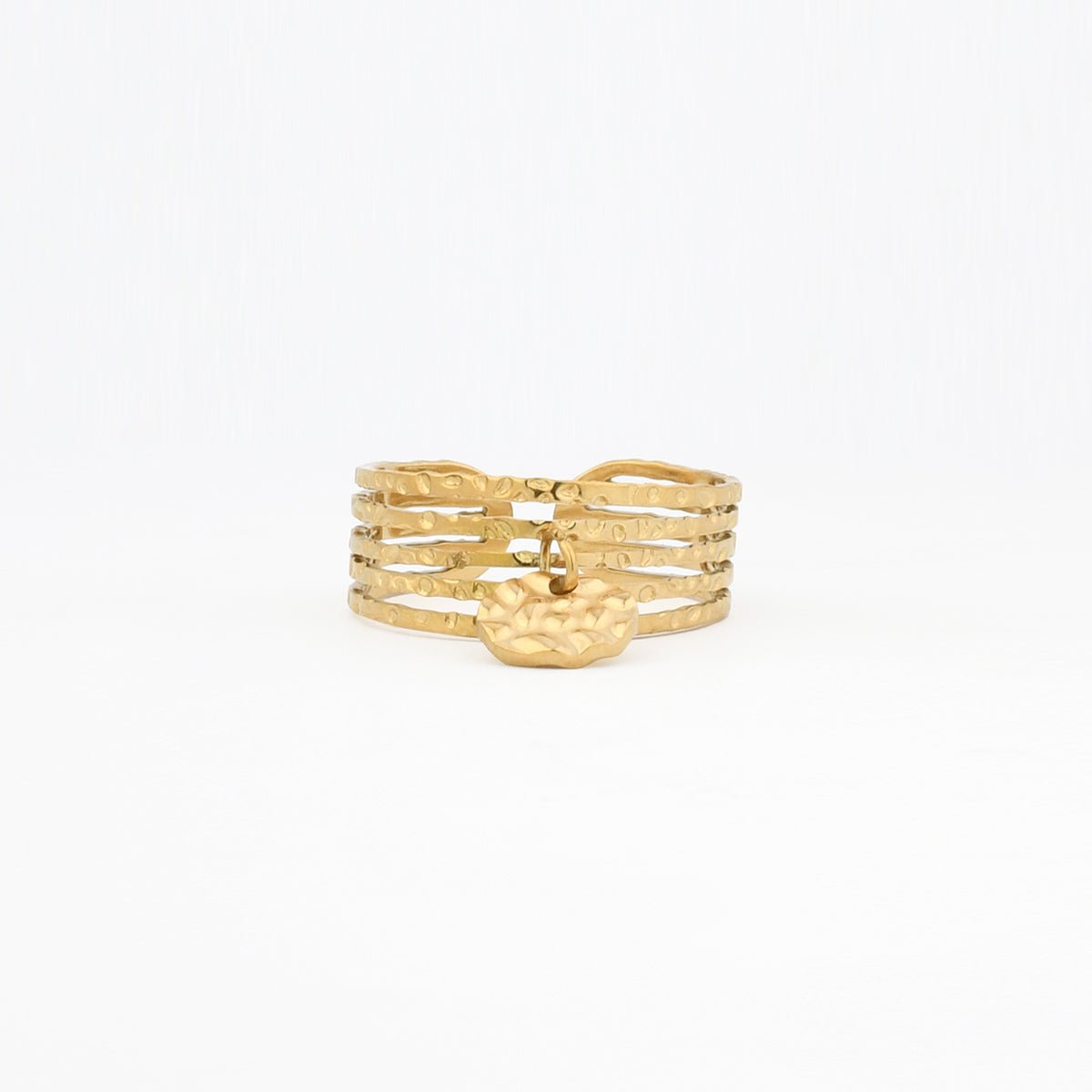 Bague pampille en acier inoxydable aucun, BALABOOSTE