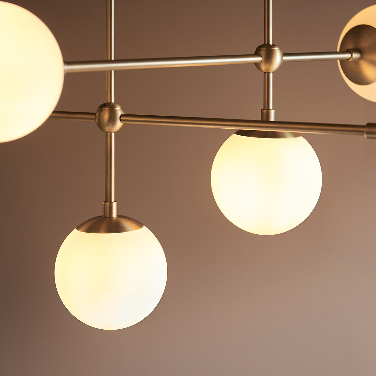 Bolton 6-Light White Glass Pendant Light white, ÉDITÉ