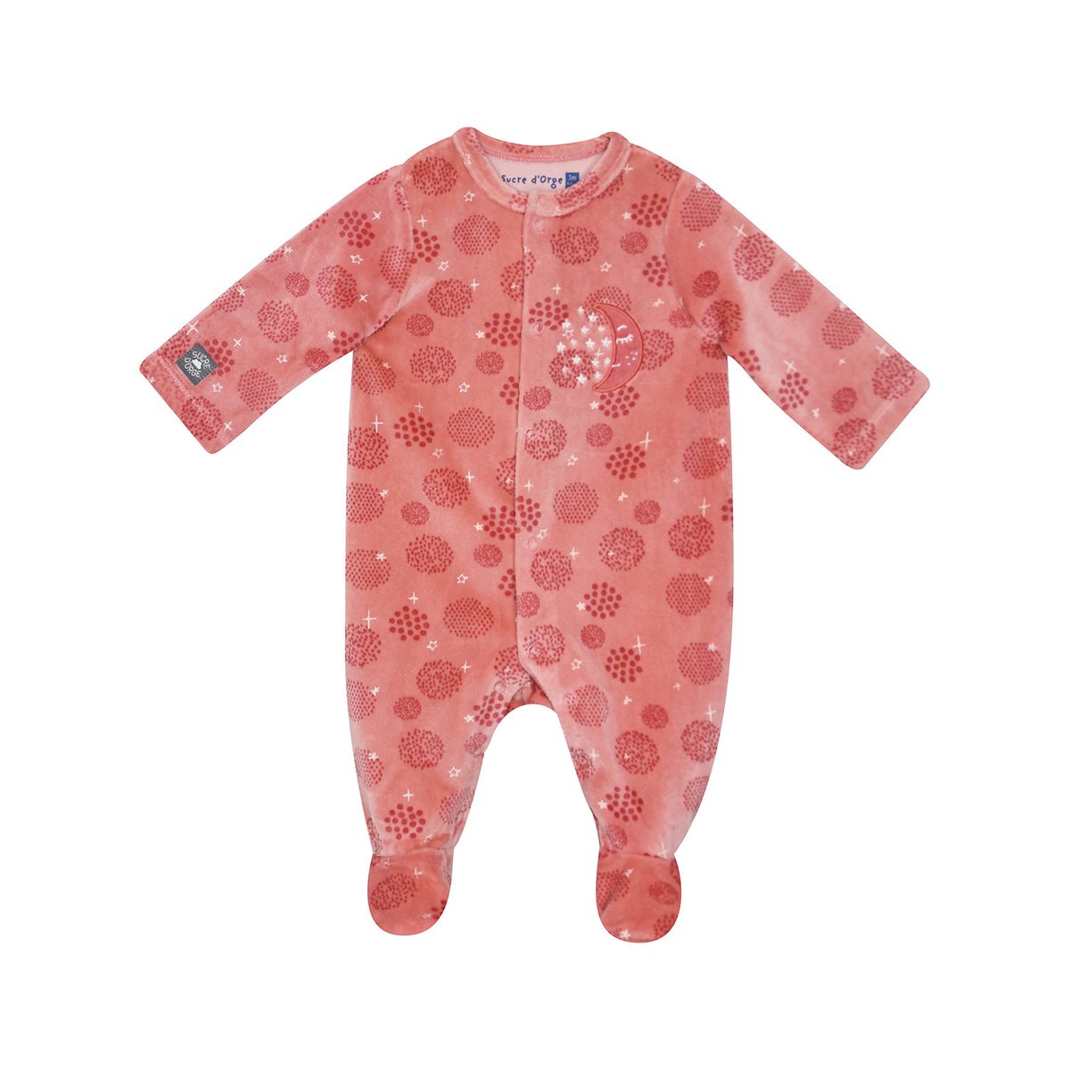 Dors bien sherley velours rase ouverture devant rose, SUCRE D'ORGE
