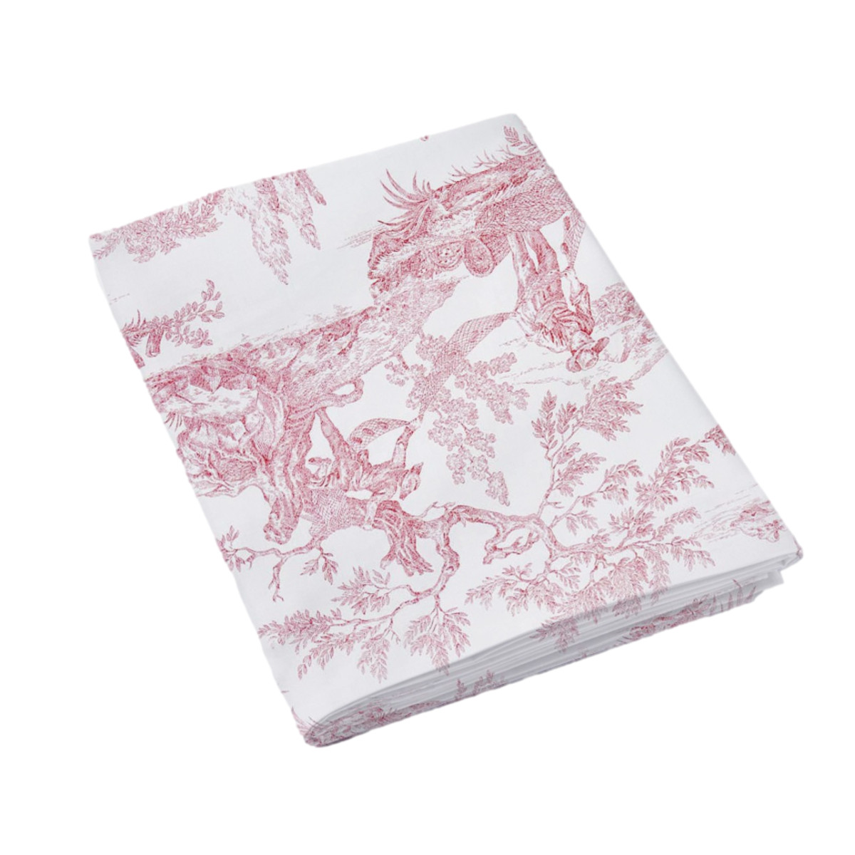 Drap Plat Percale De Coton - TENDRESSE motifs, TRADITION DES VOSGES
