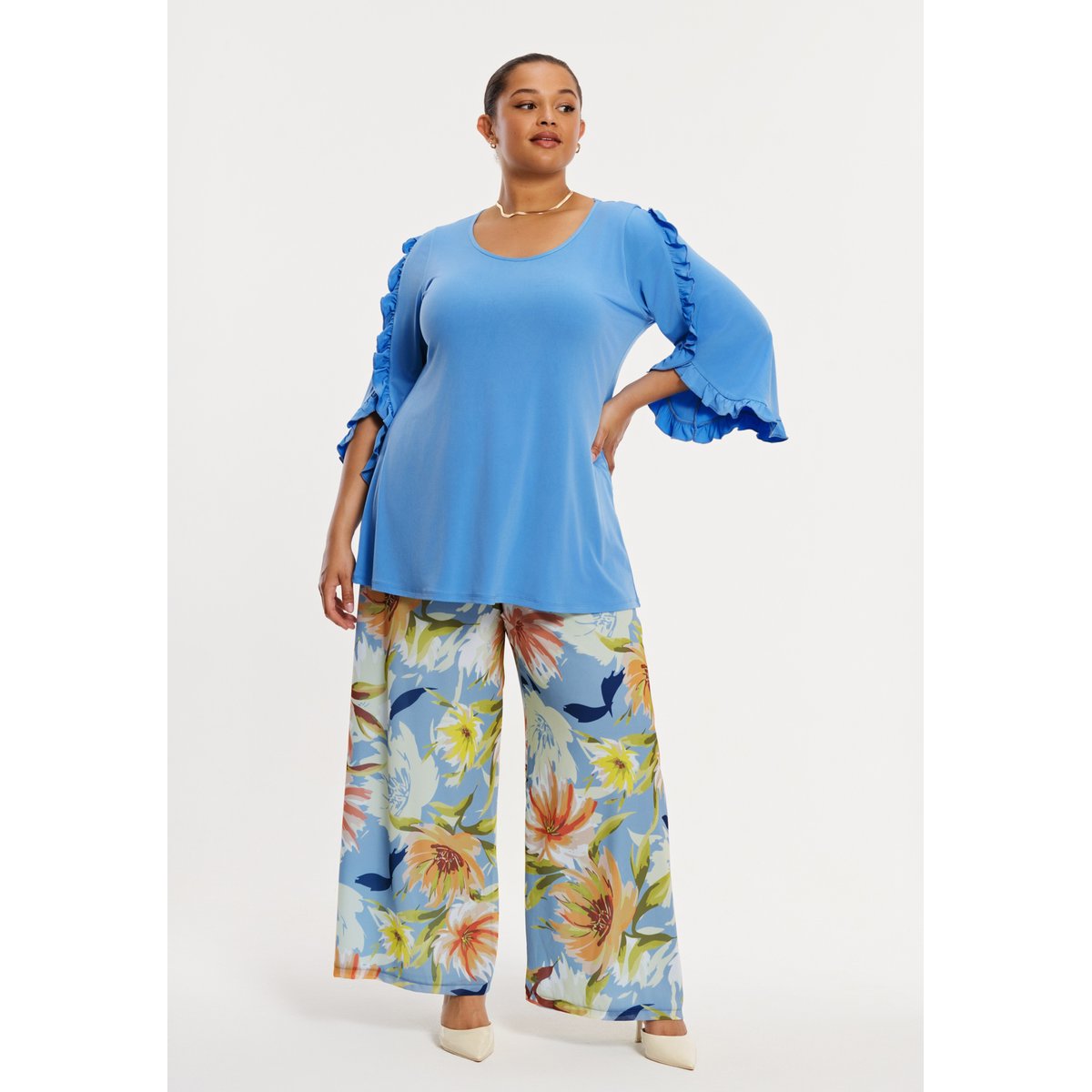 Pantalon Flare Fit multi, YOEK