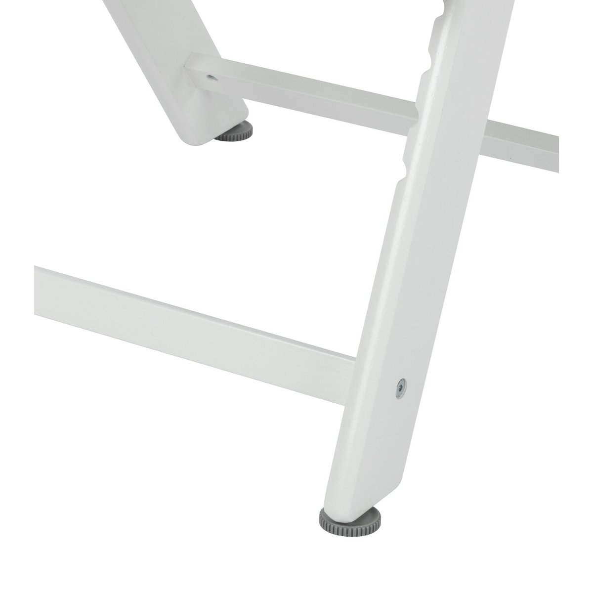 Chaise Haute Bébé En Bois Avec Coussin Timba white, BEBECONFORT
