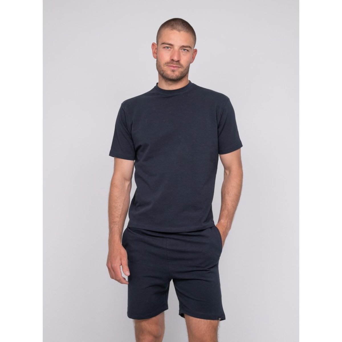 T-shirt Uni Nimy bleu marine, RITCHIE