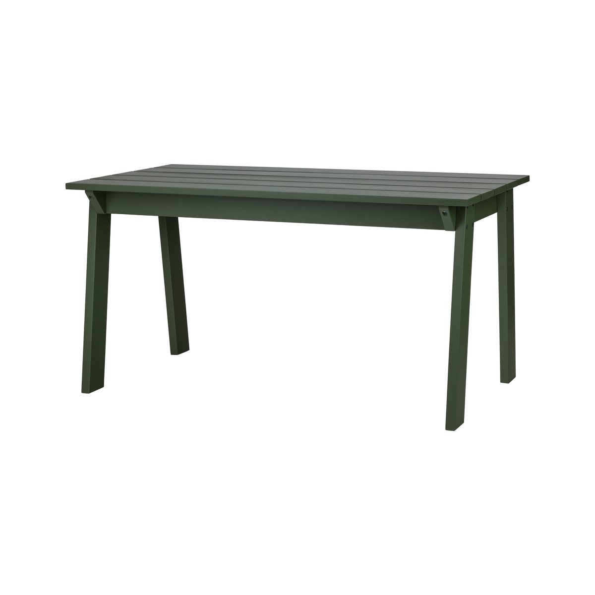 Table Navo - 140 x 77 cm, pour 6 personnes vert forêt, NOO.MA