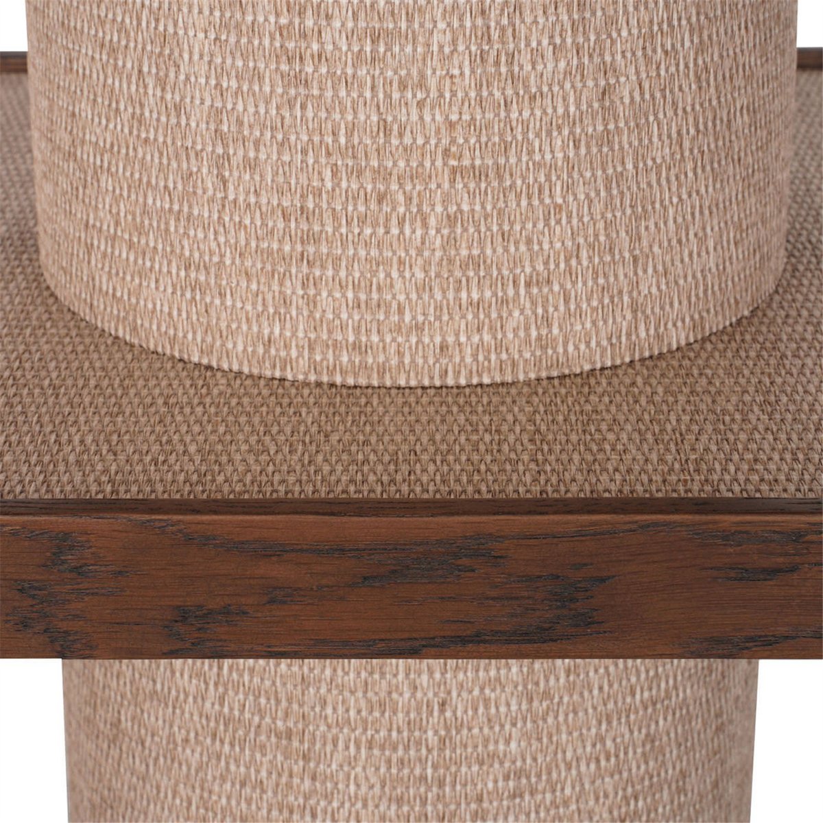 Vitrine ouverte bois collection WILLOX beige et bois foncé, RECOLLECTION