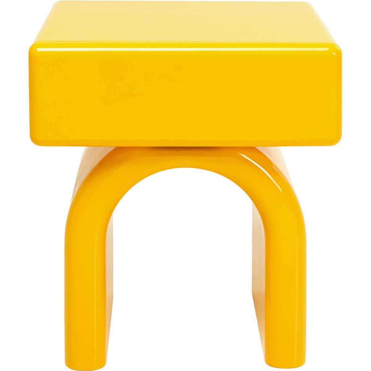 Chevet 1 tiroir, ELIANO jaune, KARE DESIGN