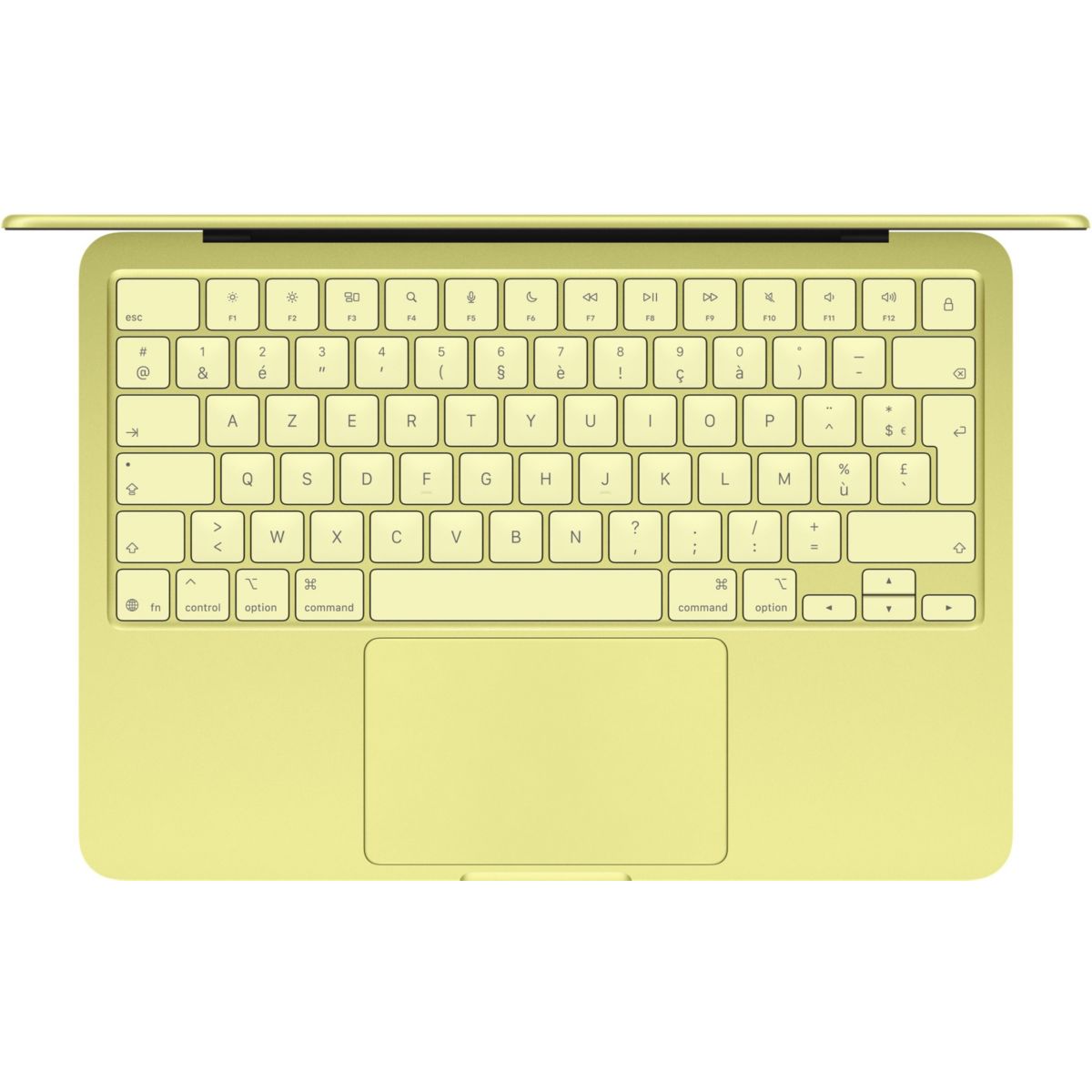 Ordinateur Apple Neo Puce A18 Pro CPU 6 / GPU 5 coeurs Mémoire RAM 8Go Stockage 256Go SSD Jaune agrume couleur unique, APPLE