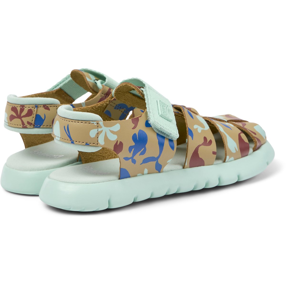 Sandales Oruga beige bleu, CAMPER