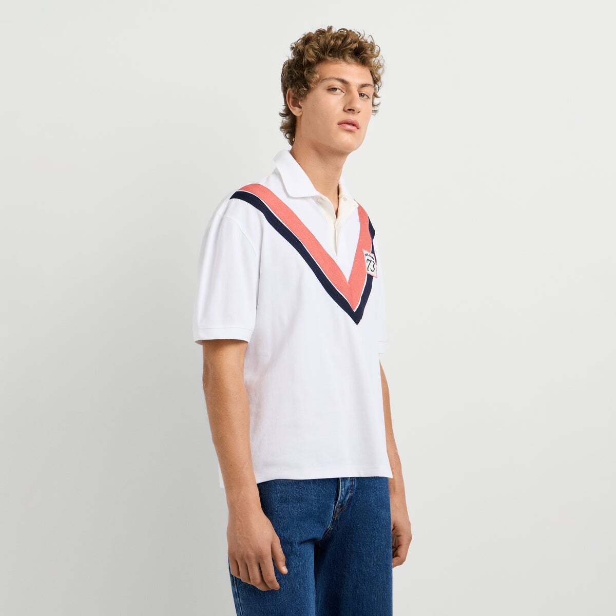 Polo Piqué Coupe Casual blanc, PEPE JEANS