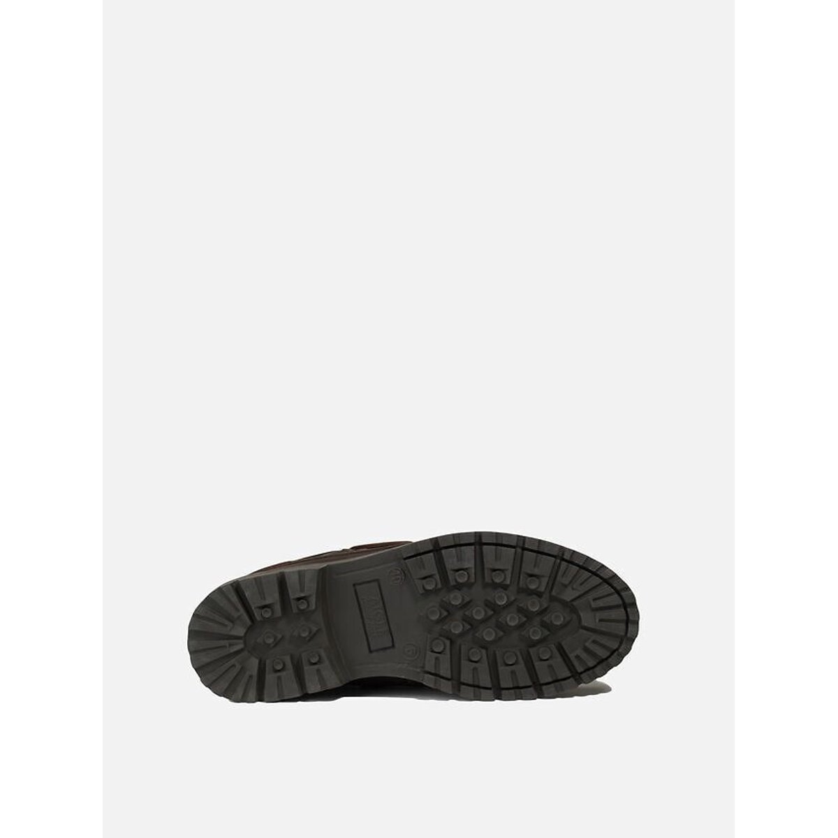 Mocassins à lacets en cuir Tarmac marron foncé, AIGLE